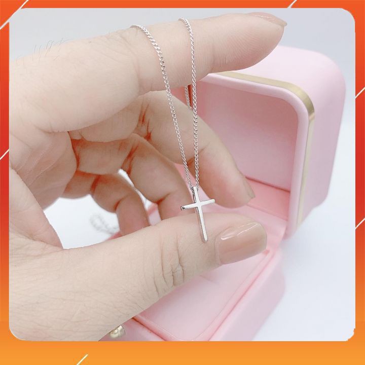 dây chuyền chữ thập bạc ta💔 Vàng Bạc Lệ Quynh_CHUYÊN SỈ VÀ LẺ TRANG SỨC