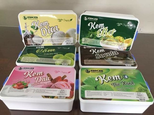 Bột Làm Kem Tươi Vị VANI 🍦KEM ỐC QUẾ🍦 1,3kg, làm kem gia đình, sản xuất , hệ thống kem