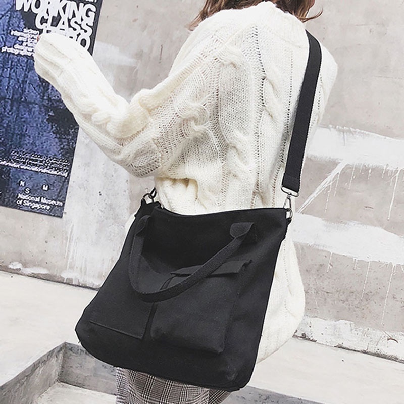 IELGY Túi Đeo Vai Vải canvas Cỡ Lớn Thời Trang Cho Nữ