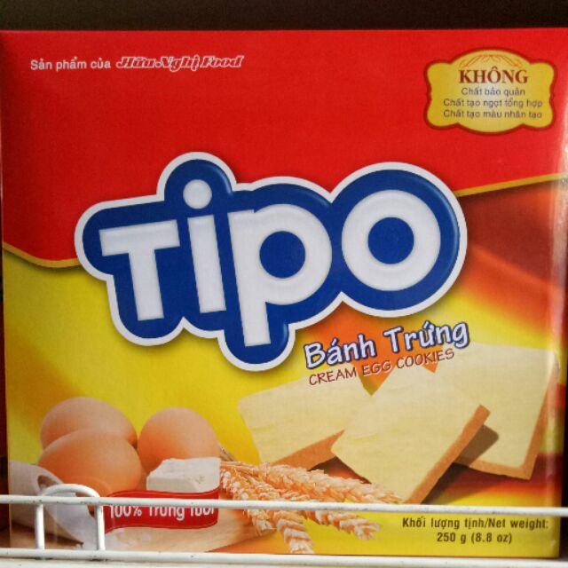 Sập giá bánh trứng Tipo Hữu Nghị 250g