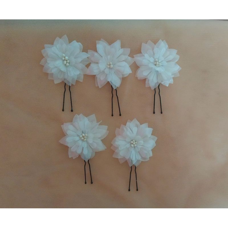 châm hoa cài tóc cô dâu 45 ( 5 châm )