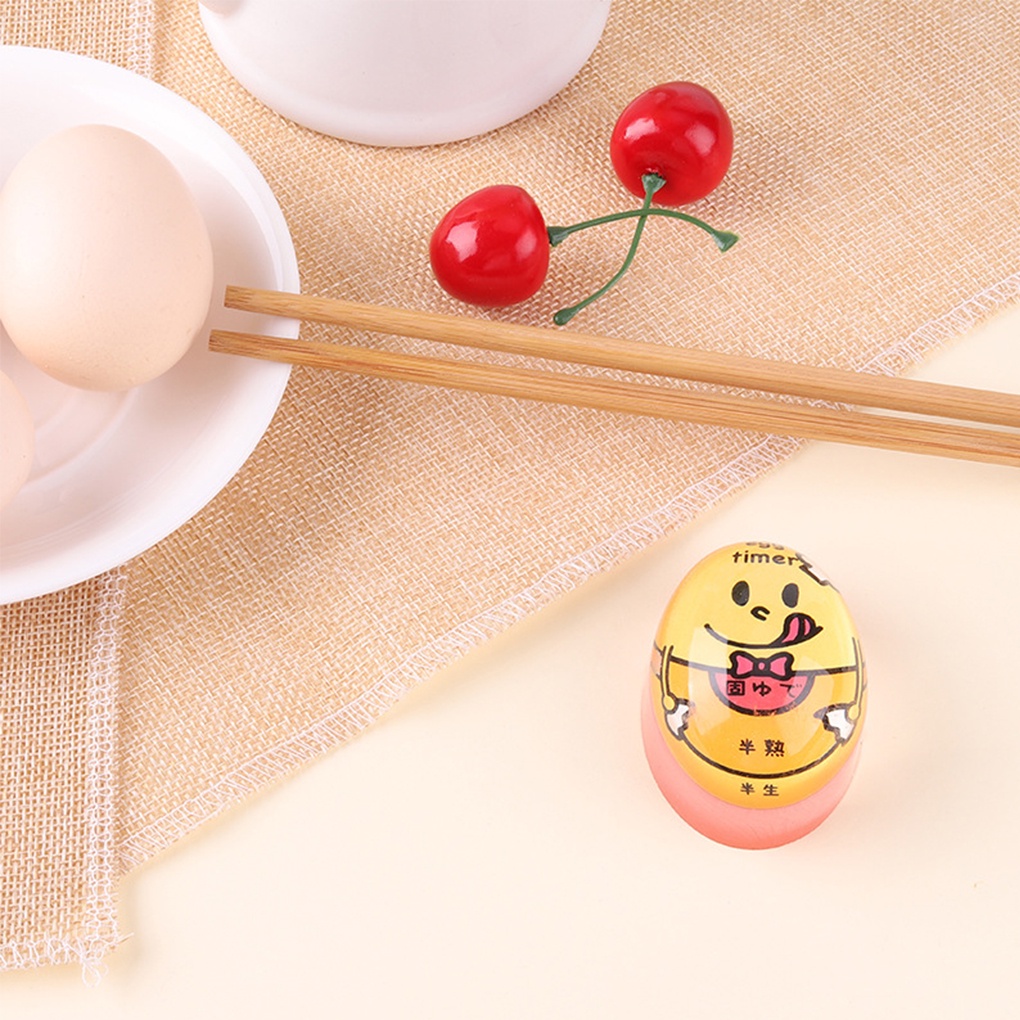 Egg Timer Water Boiling Kitchen Egg Cooker Color Changing Resin Cooking Helper Reminder for Home Outdoors