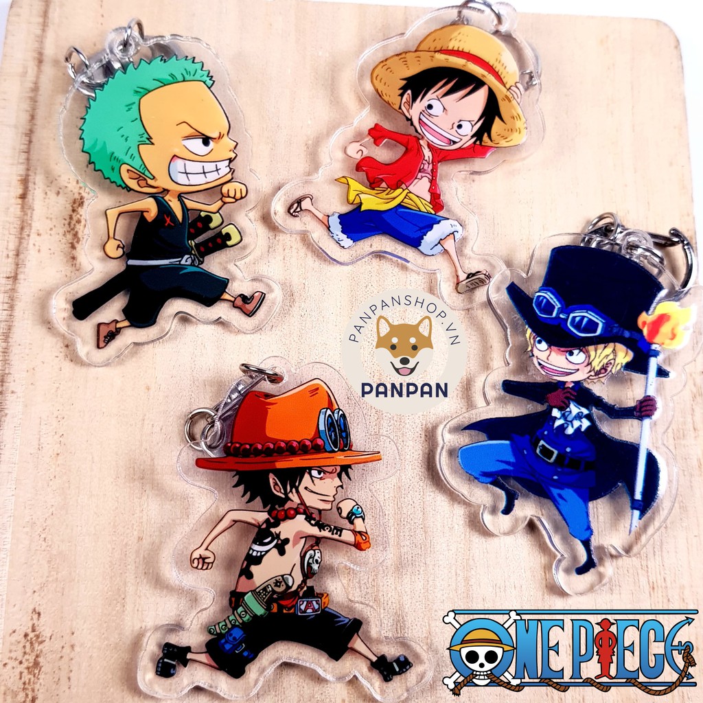 Móc Khoá Anime Mica Acrylic One Piece 2 (6cm)