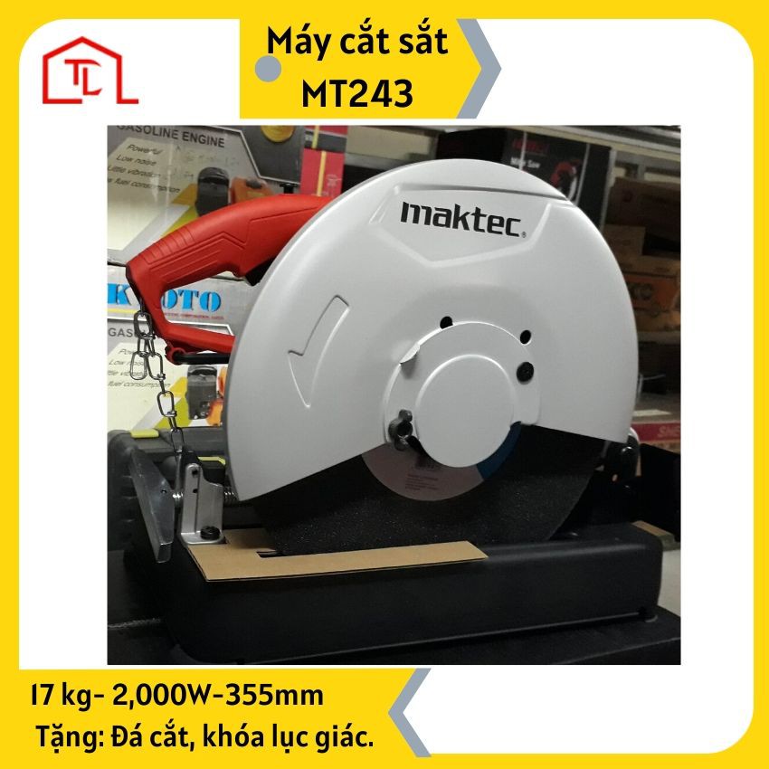 [CAM KẾT CHÍNH HÃNG] Máy cắt sắt Maktec MT243 355mm 2000W có bán tại Ngô Thành Lợi