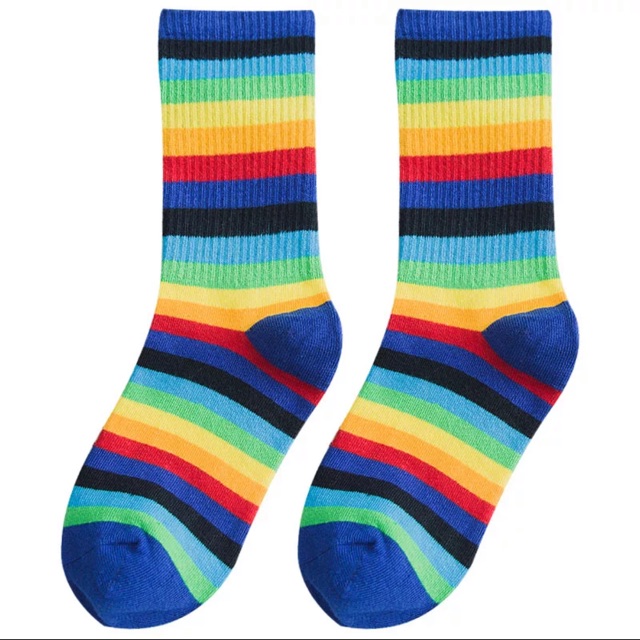 Vớ sọc 7 màu/ rainbow