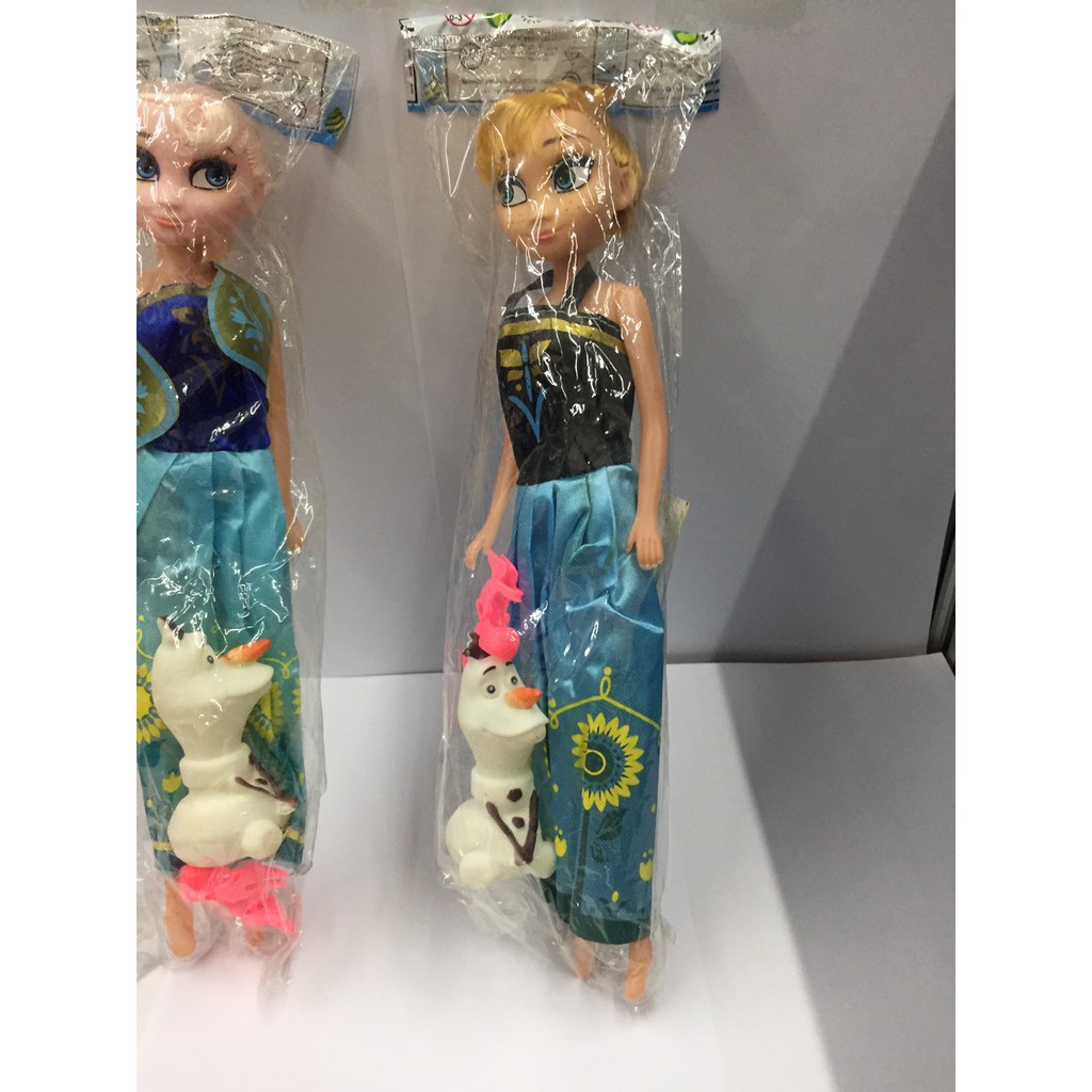 Búp bê công chúa Elsa và người Tuyết, Búp Bê Công chúa chất liệu nhựa cao cấp, bền, đẹp, chất vải an toàn - W070422