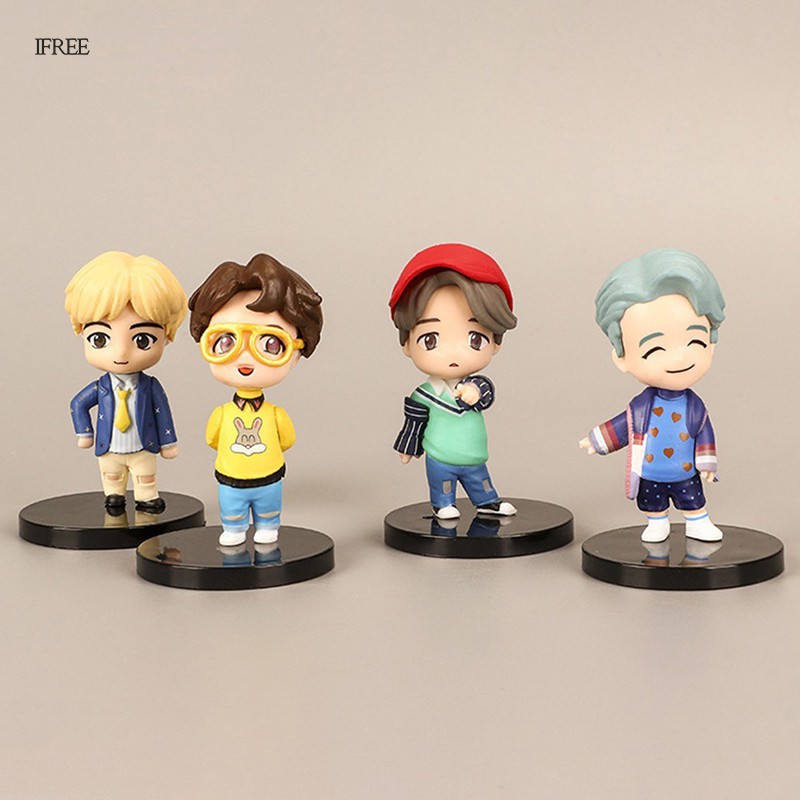 Set 7 Quạt Mini Hình Các Thành Viên Nhóm Nhạc Bts Dễ Thương