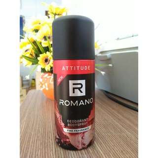Xịt khử mùi Romano Attitude 150ml