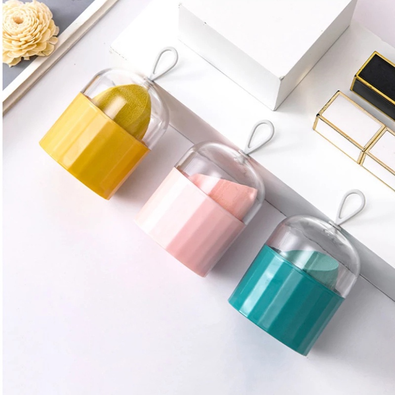 [Hàng mới về] Mút tán kem nền trang điểm chuyên nghiệp có hộp đựng thuận tiện