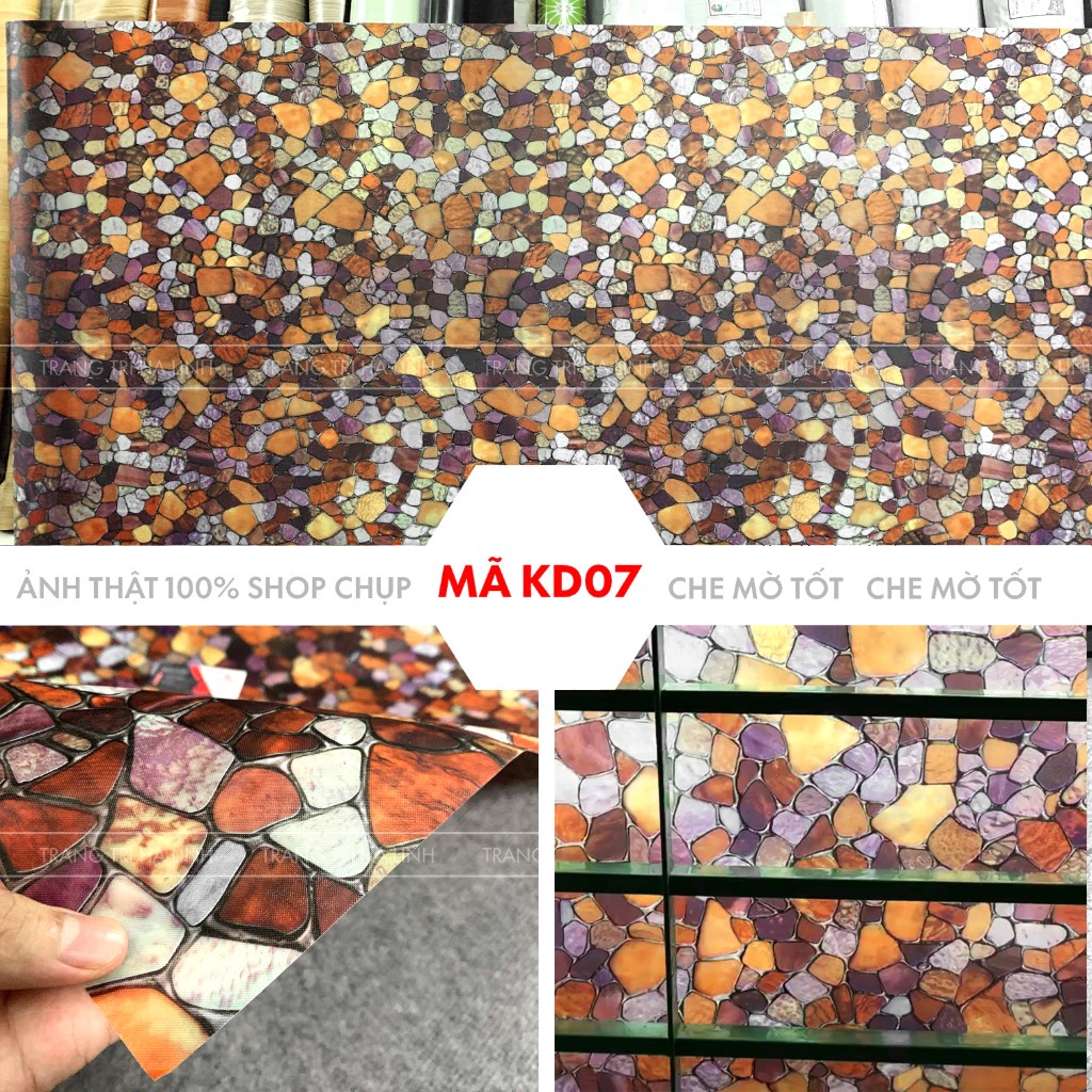 Decal dán kính dày cao cấp hoa văn 3đ , giấy dcan dán kính mờ chống nhìn trộm dán cửa sổ phòng ngủ nhà tắm phòng khách