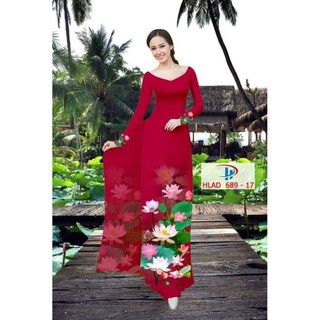 Vải áo dài 3d
