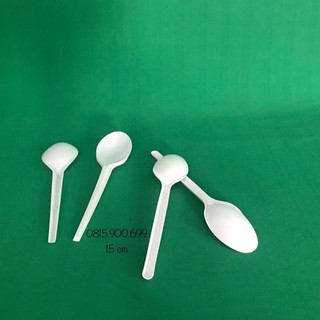 100 CÁI MUỖNG NHỰA  15CM