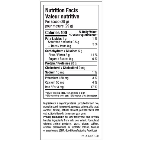 WHEY PROTEIN THỰC VẬT HỮU CƠ VEGE PRO7 - NORTH COAST NATURALS - HỘP 600G