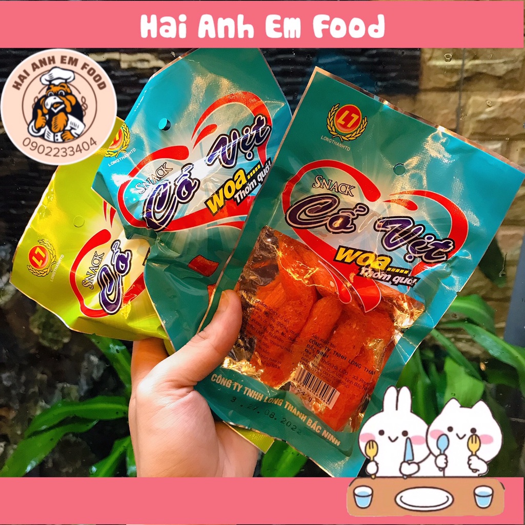 Gói Snack Cổ Vịt Thơm Ngon Đậm Vị Cay Nhẹ