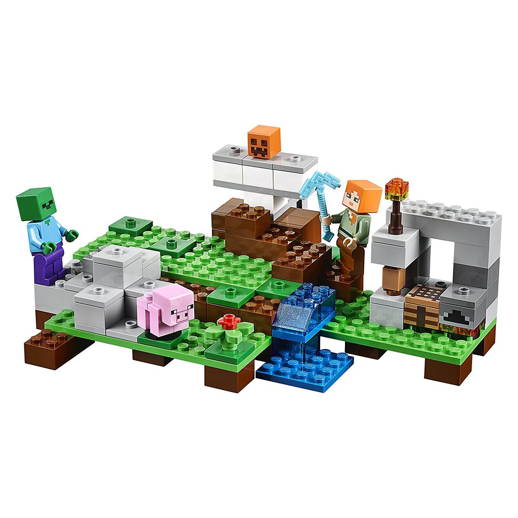 Lego Minecraft Hộ Vệ Sắt Khổng Lồ [220 Mảnh Ghép]