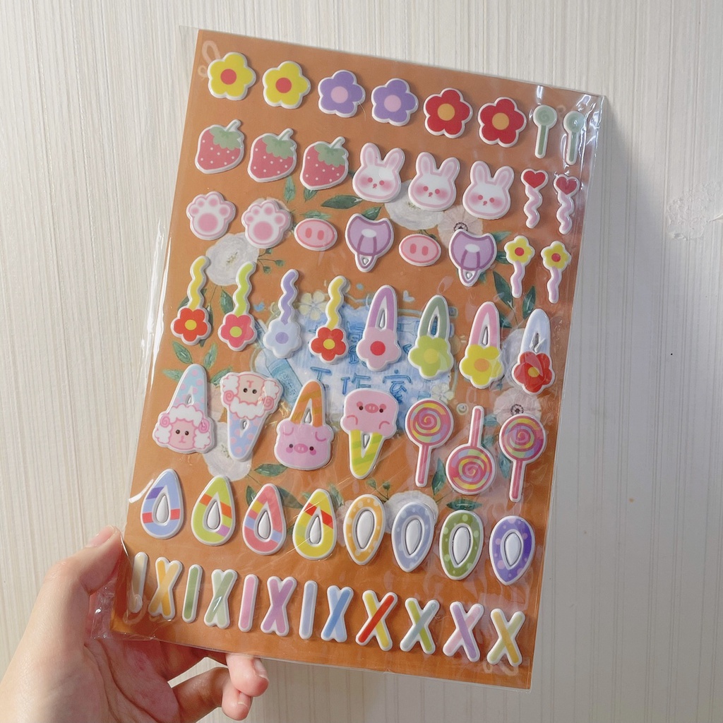 STICKER DÁN TRANG TRÍ DOLL 15/20CM