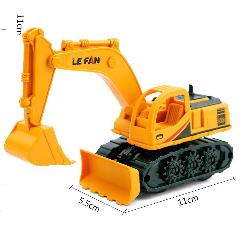 Xe múc công trình 2 chức năng siêu to, hàng dày, chắc, đẹp cho bé