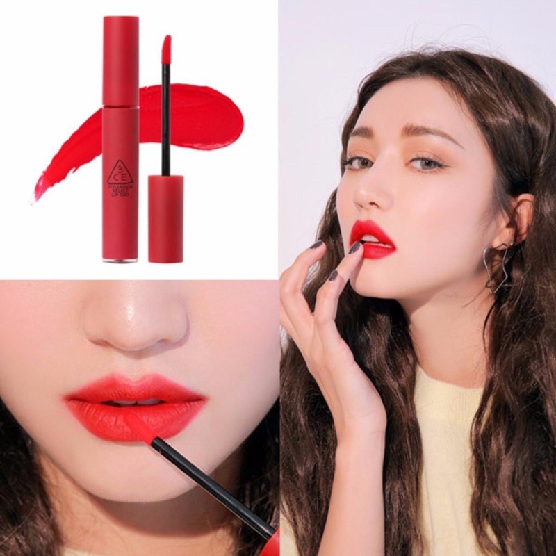 Son 3CE velvet lip tint kem lì chính hãng