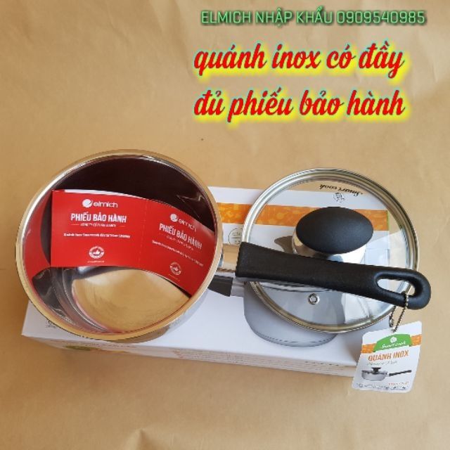 QUÁNH INOX ĐÁY TỪ 14CM EL6989 - 2356989 / SM6989