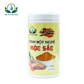 Tinh bột nghệ mộc sắc hộp 500g, tinh bột nghệ nguyên chất của siêu thị thiên nhiên