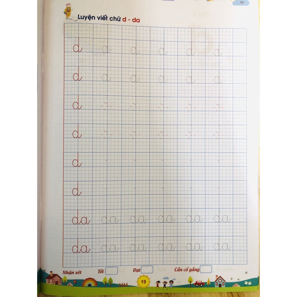 Bé tập tô, tập viết chữ to dành cho trẻ 4 6 tuổi