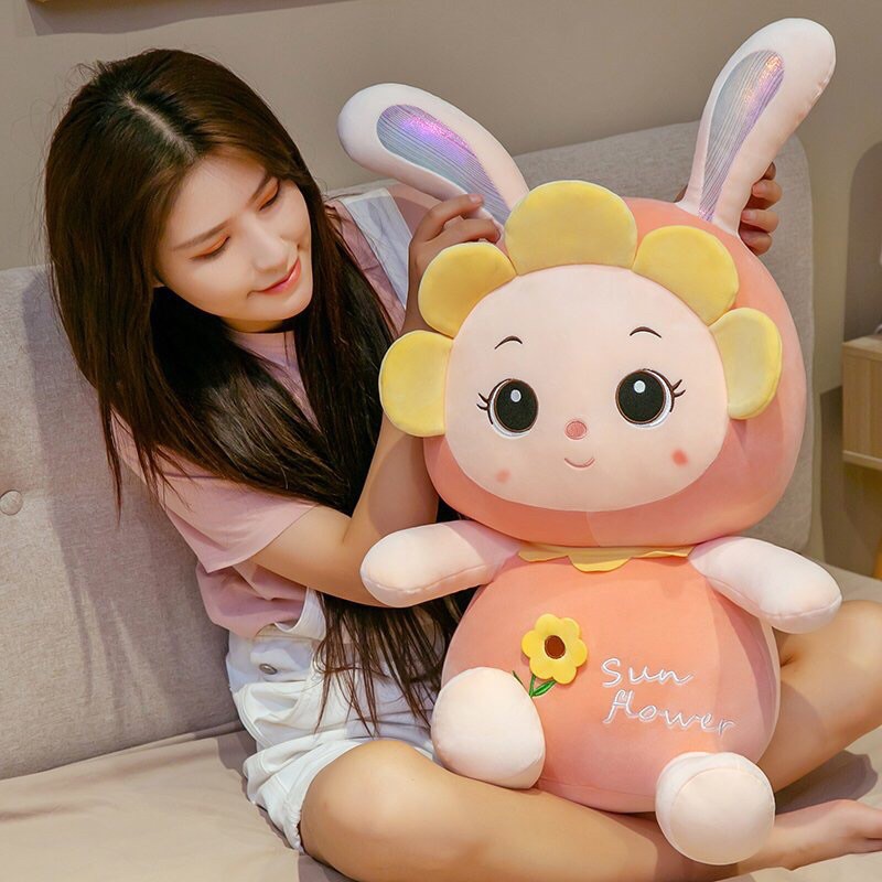 Gấu Bông Thỏ Bunny Miniso Hàng Nhập Co Dãn 4 Chiều Siêu Mềm Mịn