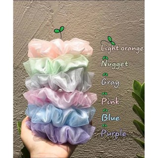 Dây cột tóc Scrunchies phi bóng 2 lớp