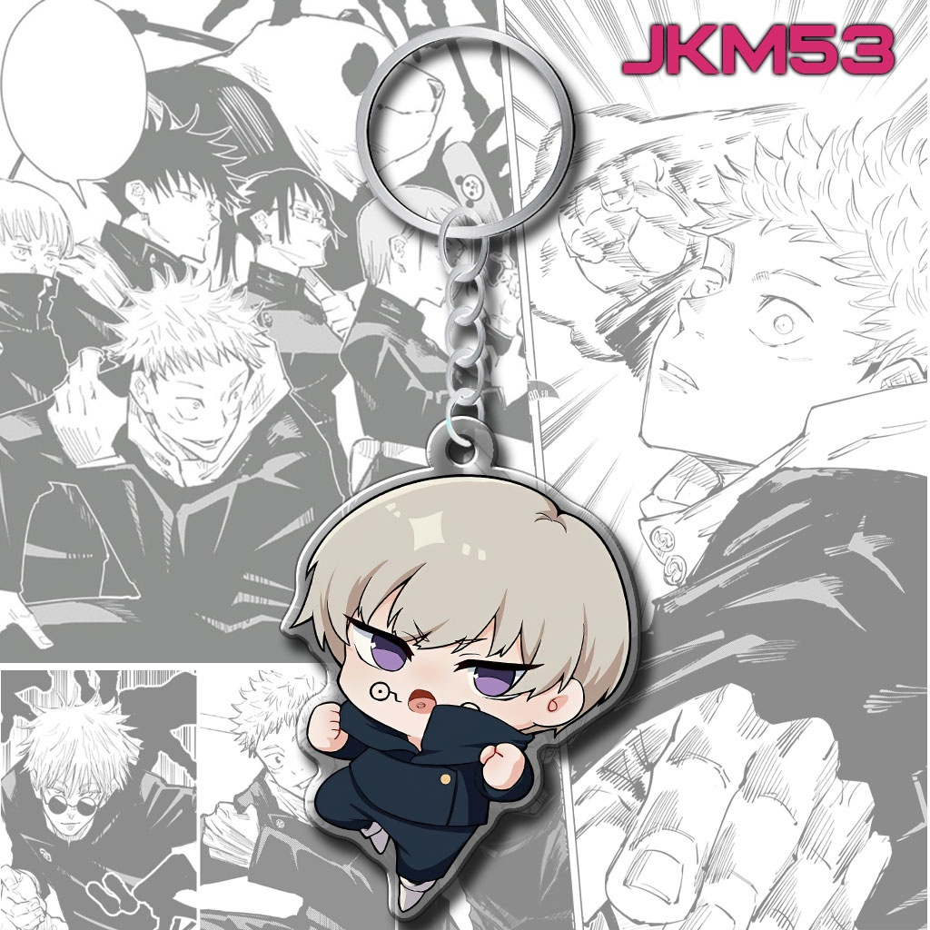 Móc khóa anime Jujutsu Kaisen hình nhân vật Toge Inumaki manga Nhật Bản phụ kiện tui xách trang trí