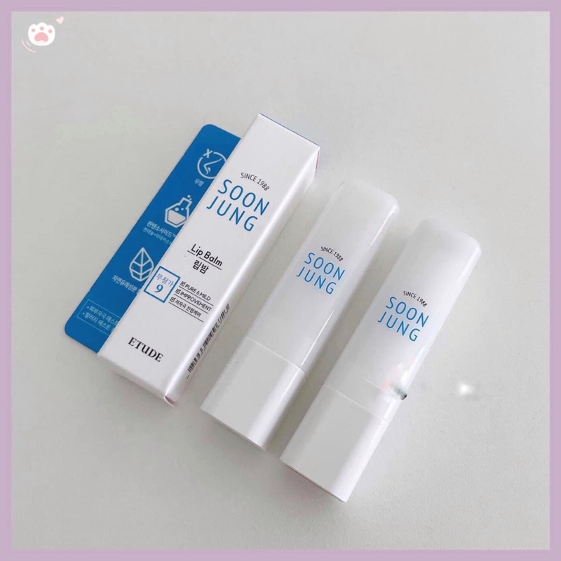 [Có bill]Son dưỡng Etude House Soon Jung lip balm