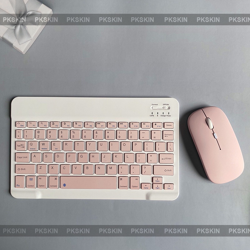 Combo bàn phím và chuột bluetooth không dây 10 inch nhiều màu sắc dành cho điện thoại , laptop , máy tính bảng , tivi... | BigBuy360 - bigbuy360.vn