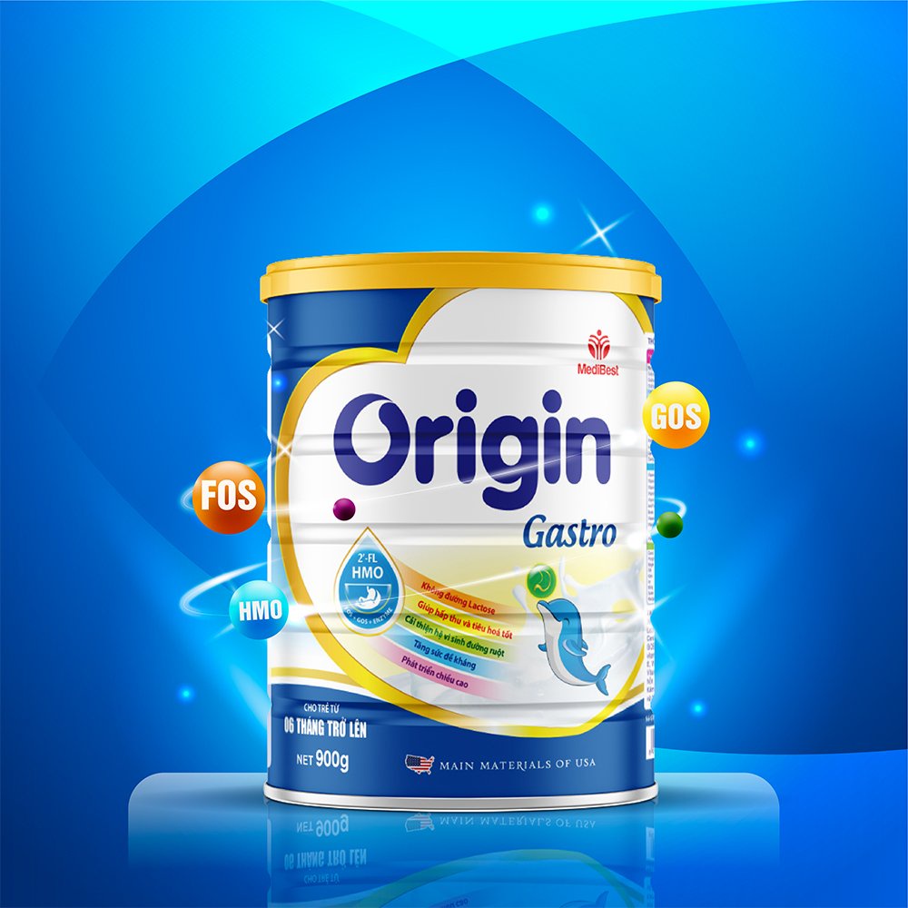 Sữa Origin Gastro Cho Trẻ Từ 6 Tháng Tuổi, Trẻ Có Hệ Tiêu Hóa Kém 900g