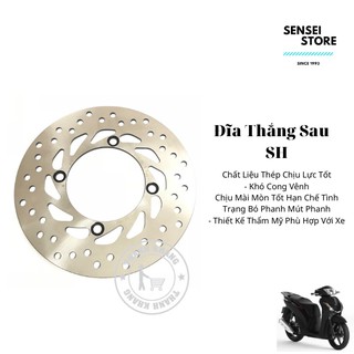 Đĩa Thắng + Phanh Sau SH ý + SH Việt (Hàng Loại 1 Cho xe Sh ý ) Sensei-Store