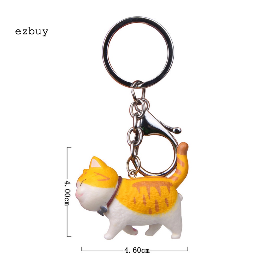 Móc Khóa Hình Mèo Chubby Mini Dễ Thương
