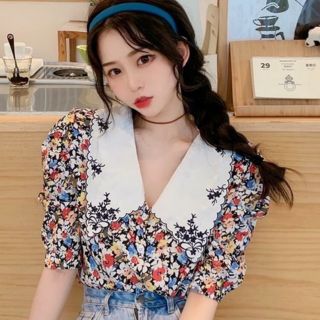 Combo áo voan hoa hàn quốc siêu đẹp