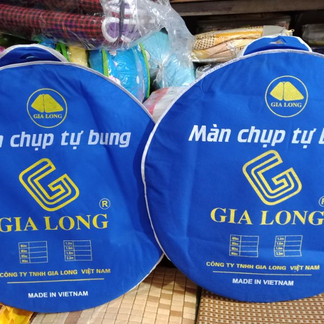 Màn Chụp Tự Bung GIA LONG. 1m6x2m. 2mx2m2