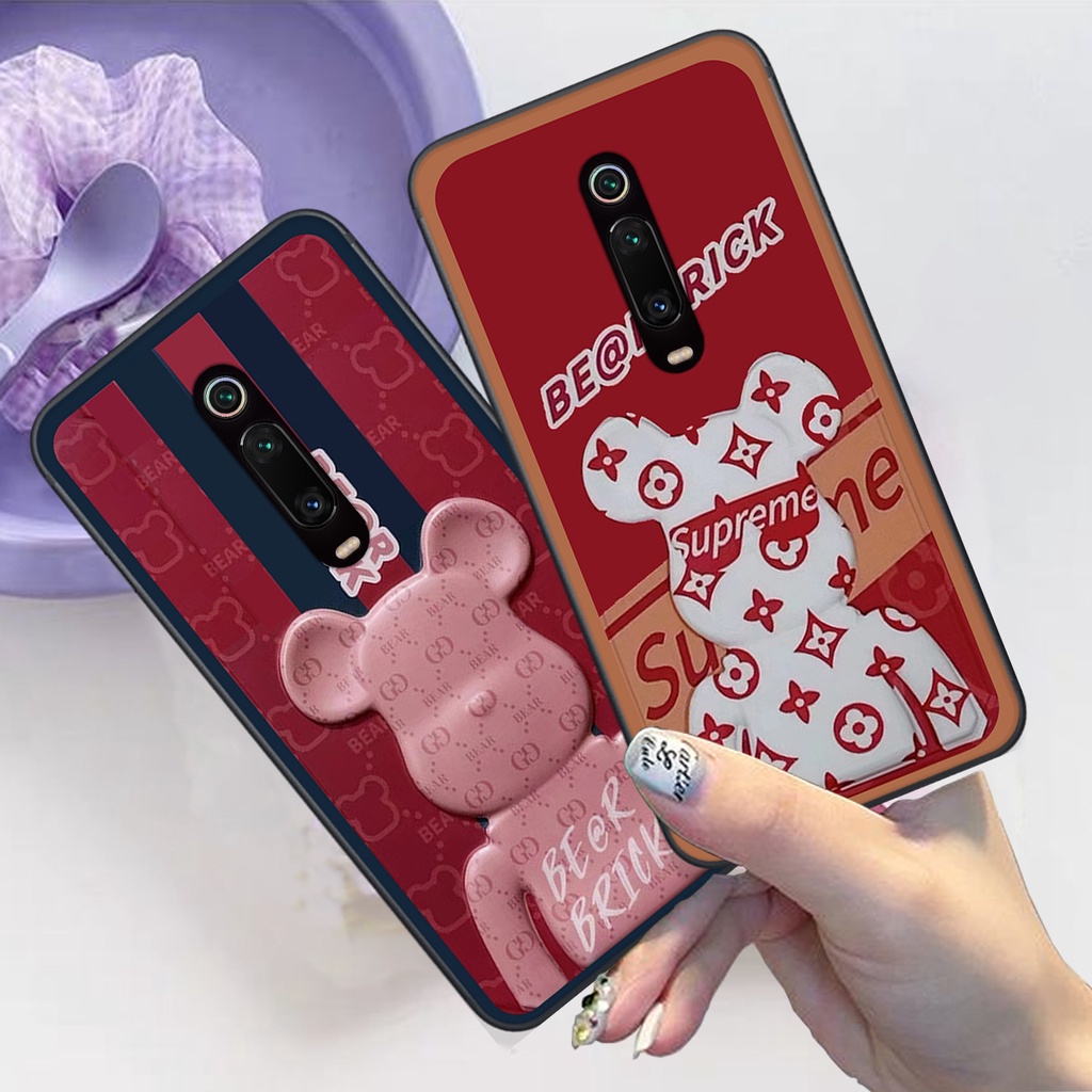 Ốp Xiaomi Redmi K30 / Redmi K30 5G bộ hình gấu bearick spider man cá tính phong cách siêu ngầu giá rẻ
