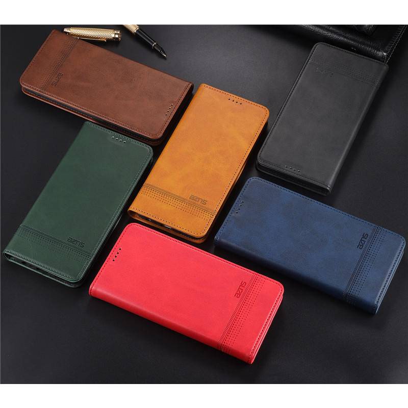 Bao Da pu Điện Thoại Nắp Lật Hít Nam Châm Kiêm Ví Đựng Thẻ Kiêm Giá Đỡ Cho oppo a31 2020 a 31 oppoa31 Vỏ