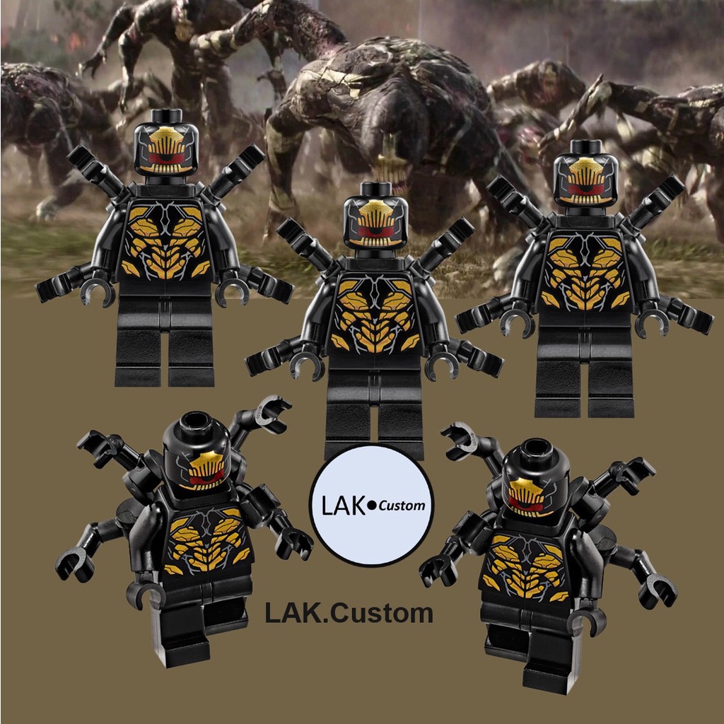 MÔ HÌNH  THANOS, QUÁI OUTRIDERS, GĂNG TAY VÔ CỰC IRON MAN