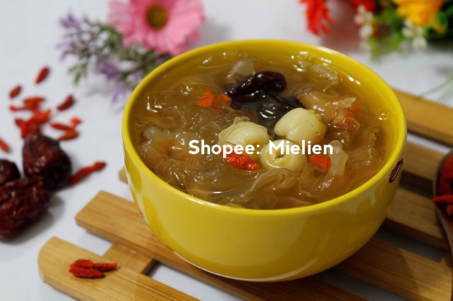 1Kg hạt sen khô + 1 gói trà cỏ ngọt thay thế đường/táo đen | BigBuy360 - bigbuy360.vn