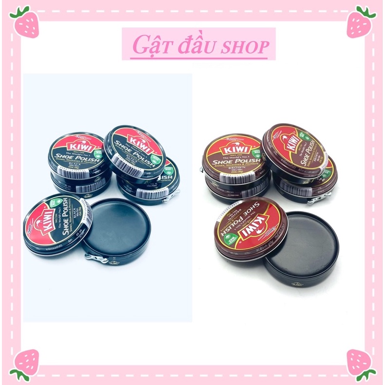 Xi Đánh Giầy Nâu Đen KIWI Thái Lan Chính Hãng Cực Bóng Cho Giày Da