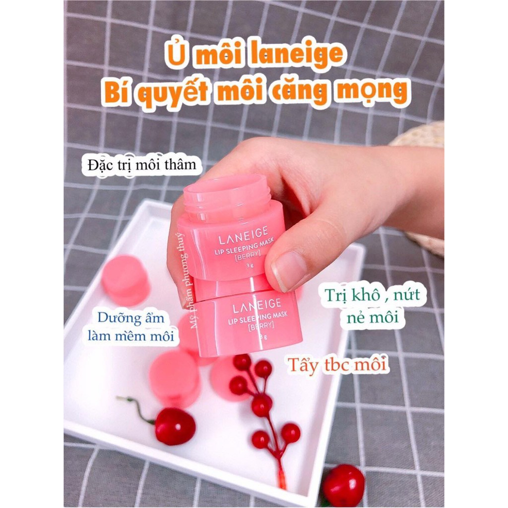 son dưỡng môi LANEIGE SIZE MINI giúp hồng môi