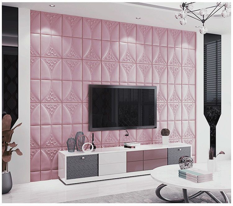 35*35cm self-adhesive waterproof 3D wallpaper decoration bedroom TV background ceiling