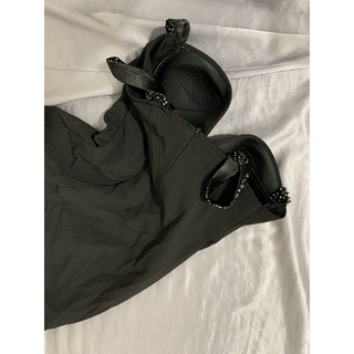 Đầm đen dây sexy size S thanh lý