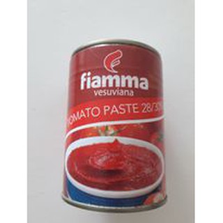 Cà chua xay nhuyễn Fiamma 400g- lon bi mop mhe-Tins have a dent