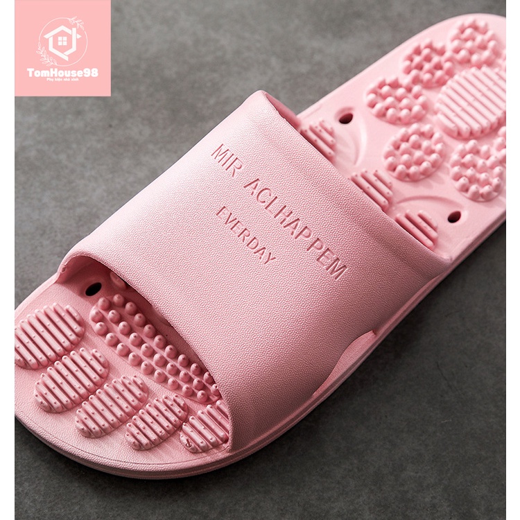 Dép Hạt Massage Chân, Dép Đi Trong Nhà Phong Cách Hàn Quốc