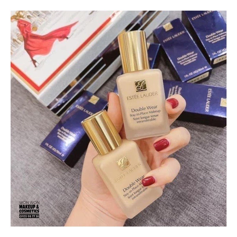 Kem nền Che Khuyết Điểm Estee lauder Double Wear kiềm dầu + lâu trôi + che phủ tốt suốt 24h