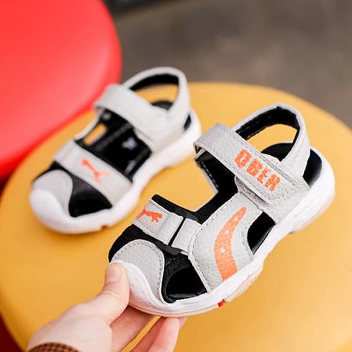 Sandal bít mũi bé trai êm chân - B125 (ĐỦ SZ TỪ 21-30)