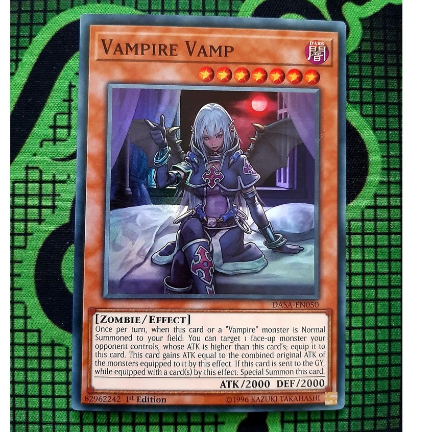 THẺ BÀI YUGIOH NEAR MINt -Vampire Vamp - DASA-EN050 - Super Rare