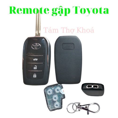 Chìa khoá gập Toyota: Vios, 20114 - 2022