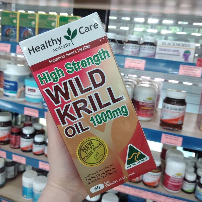 Healthy Care Wild Krill Oil 60 Caps (Date 12/21)
